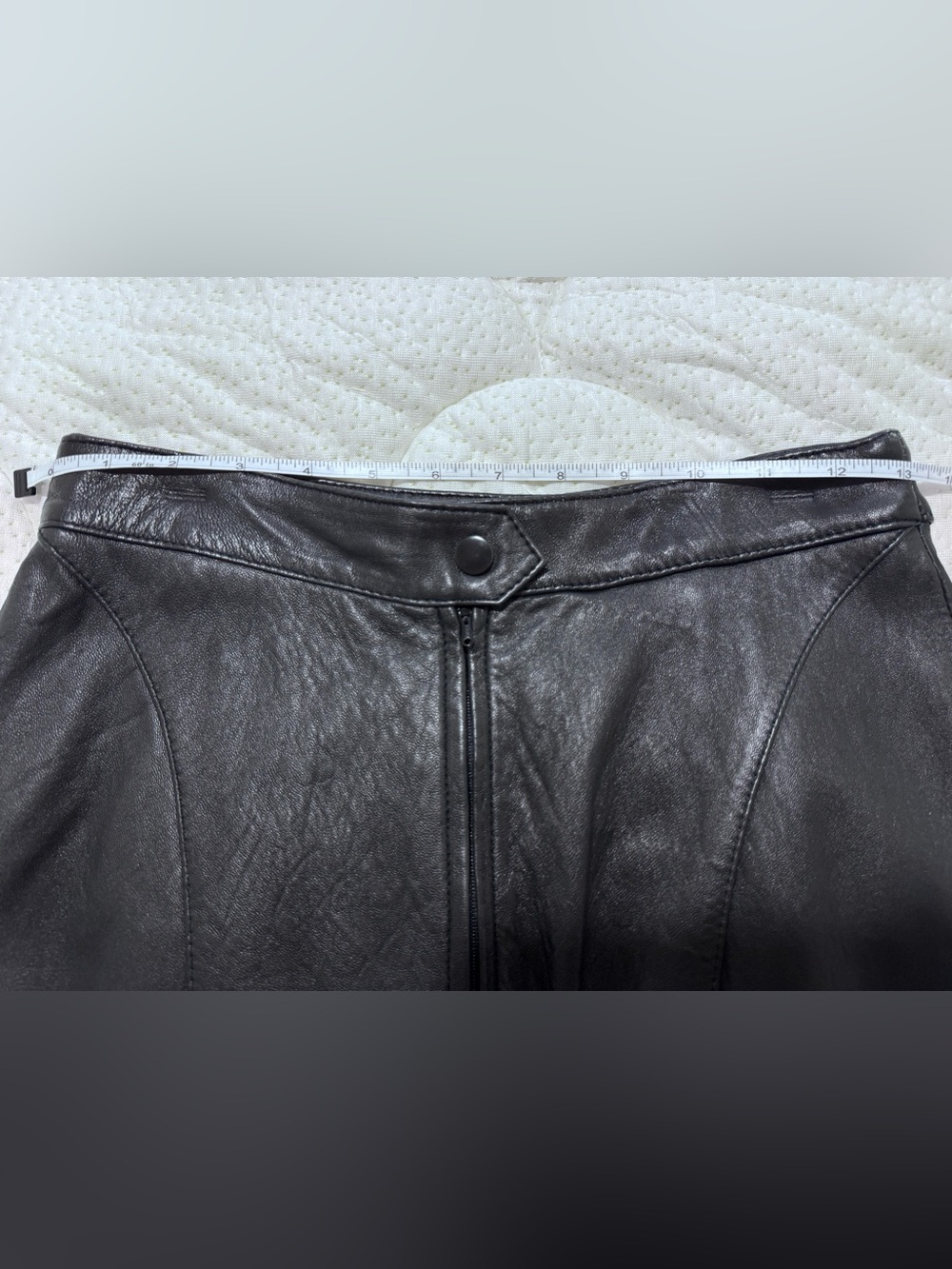 Casual Corner Leather Skirt - Picture 6 of 7